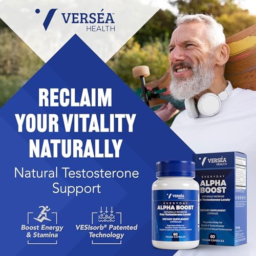 Alpha Boost – Natural Free Testosterone Support, Energy, Stamina, Endurance & Vitality for Men & Women, Multivitamin for Healthy Aging & Performance & Utilizes VESIsorb® (60 Ct) - Image 2