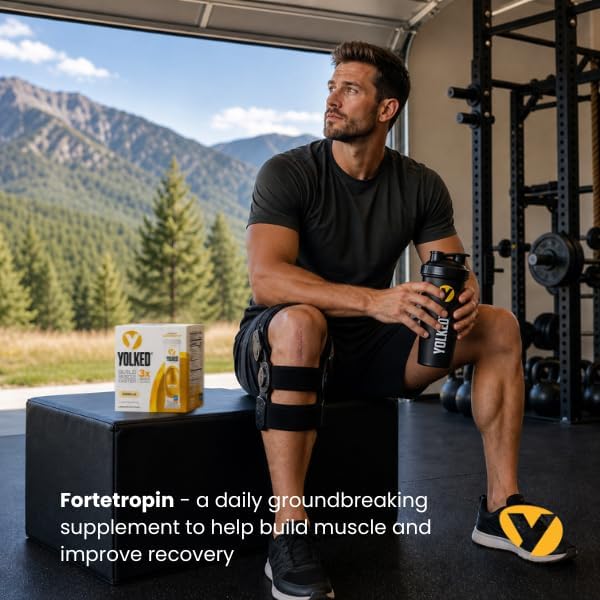 YOLKED Muscle Building Supplement Powder - NSF Certified - 30 Servings - Image 2