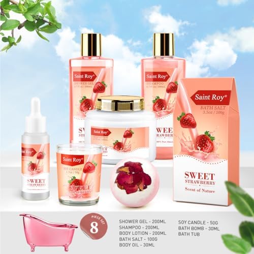 Spa Gift Basket, Spa Kit for Women, Bath & Body Gift Set, Home Spa Bath - Image 2