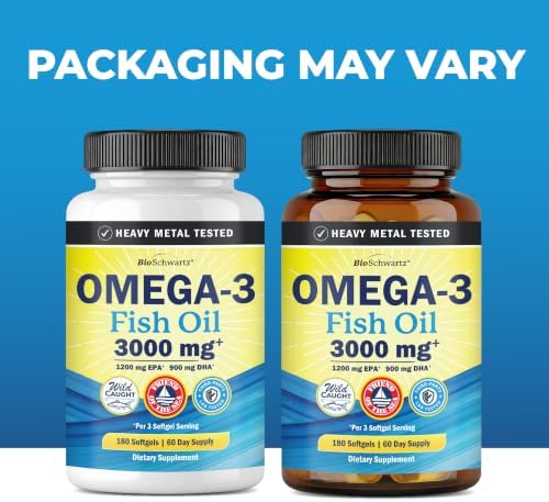 Triple Strength Omega 3 Fish Oil 3000mg for Women and Men, 180 Softgels - Image 6