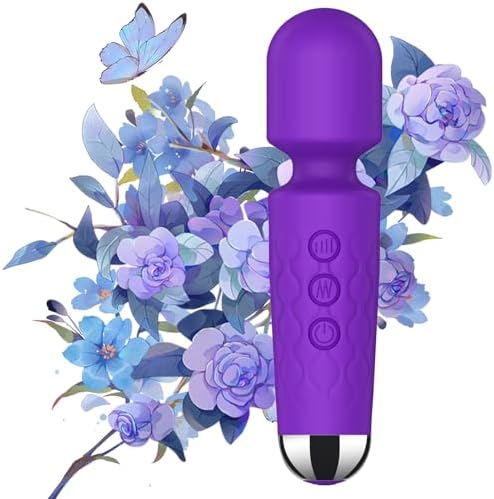 Apowand Mini Personal Massage Small Cordless Handheld Bullet Massager - Powerful - Quiet - Back Legs Hand Pains and Sports Recovery (Purple) by Apowand