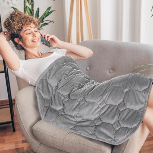 Topblan Weighted Blanket 7lbs, 41 x 60 Small Size for Adults by Topblan