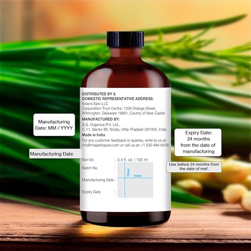 Majestic Pure Lemongrass Essential Oil for Diffuser - 3.4 Fl Oz - Image 6