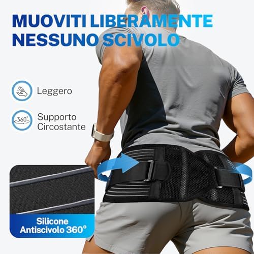 SI Joint Hip Brace with X-Shape Compression for Pelvic Stability, L - Image 5