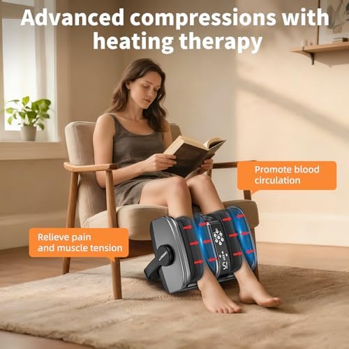 CARESKY Shiatsu Foot Massager with Heat, FSA Eligible HSA Foot Massager for Plantar Fasciitis, Neuropathy, Circulation and Pain Relief, Foot and Calf Massage at Home/Office - Image 5