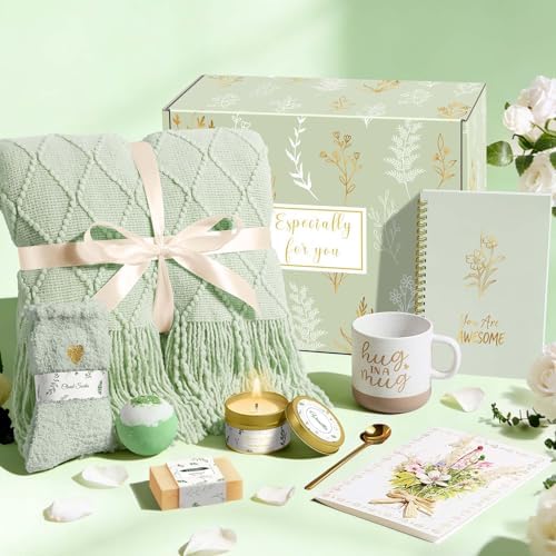 Wasocol Birthday Gifts for Women Self Care Gift Basket, Get Well Relaxing Spa Gift Baskets for Women, Unique Inspirational Gifts for Mom Wife Grandma Sister Friend Her - Image 3