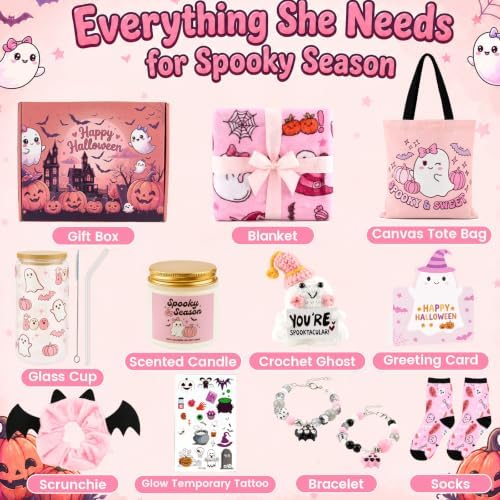 Bafeil Halloween Gifts for Women, 12pcs Boo Basket Stuffers - Image 2