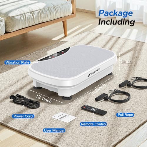 Merach V28 Vibration Plate Exercise Machine with 99 Speeds & Bluetooth - Image 6