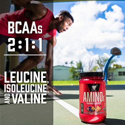 BSN Amino X Recovery Powder with BCAAs, Zero Sugar, 30 Servings - Image 5