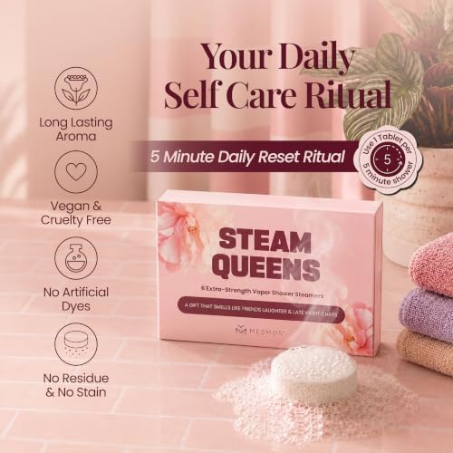 Shower Steamers Aromatherapy 6 Pack Best Friend Gift for Women Birthday, Friendship Present, Self Care Gifts for Women, Shower Tablets - Image 3