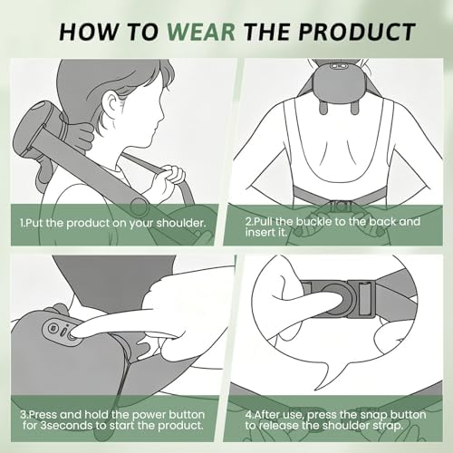 2026 4D Neck Massager with Heat, Deep Tissue Pain Relief,Shoulder Massager - Image 6