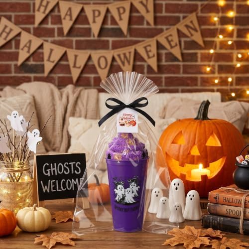 Glitopper 12 Sets/ 49 Pcs Halloween Bulk Gifts for Women, Cups and Socks - Image 6