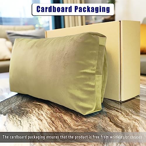 Non-Slip Head Pillow for Recliners - Neck Support Cushion with Velvet Cover for Pain Relief at Home, Office and Travel (Beige) - Image 2
