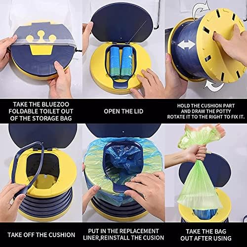 Portable Potty for Toddler,Travel Potty Seat for Toddler,Travel Toilet Kids - Image 5