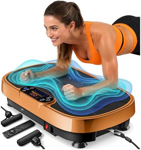 Renoj 3D Vibration Plate Exercise Machine, 200W Motor, 455lbs Capacity by VisittheRenoj