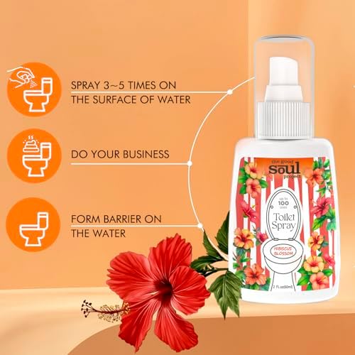 THE GOOD SOUL PROJECT Toilet Spray, Hibiscus Blossom, Bathroom Toilet Odor Eliminator, Air Freshener for Home, 2 Fl Oz Each Pocket Travel Size(2 Pack) - Image 2