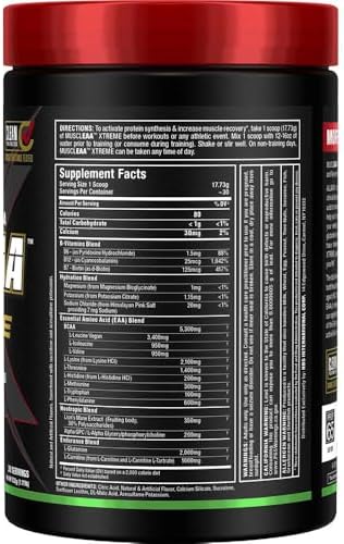 ALLMAX MUSCLEAA Xtreme EAA Powder, Lime Margarita, 532 g, 30 Servings - Image 2