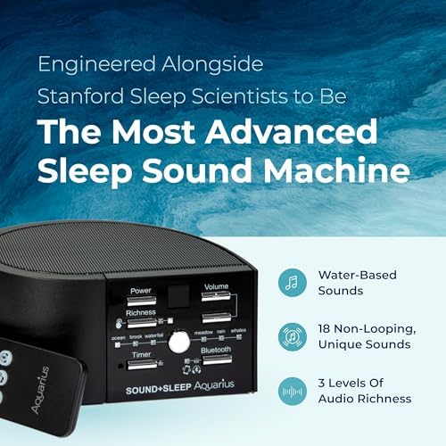 Adaptive Sound Technologies Sound + Sleep Aquarius, Bluetooth, Black - Image 2
