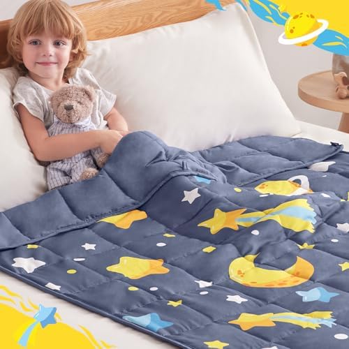 anfie Weighted Blanket (36"x48" 5lbs) Weighted Blanket Cooling Blanket for Resting,Throw Size Breathable Blanket with Premium Glass Bead(Grey Moon) - Image 3