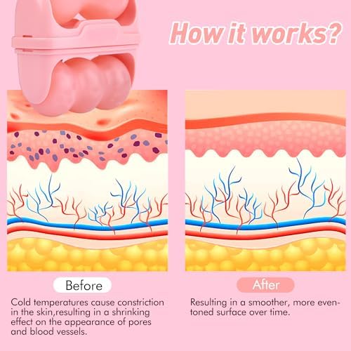Fronnor Ice Roller for Face,Eyes,Cooling to Tighten Brighten Complexion, Soothing Skin Care Tool, Massager Under Eye Puffiness,Gift for Women - Image 6