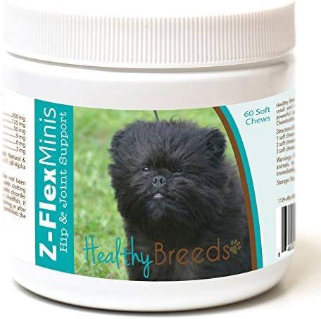 Healthy Breeds Affenpinscher Z-Flex Minis Hip and Joint Support Soft Chews 60 Count by HealthyBreeds