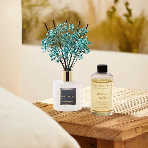 COCORRÍNA Reed Diffuser - Cashmere Vanilla 6.7 fl oz Reed Diffuser for Bedroom Bathroom Home Décor (Pack of 3) - Image 4