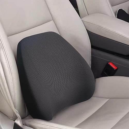 Super Cozy Lumbar Support Pillow for Car/Office Chair, 100% Memory Foam by SPRFUFLY