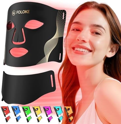 Red Light Therapy for Face Mask,led Red & INR light Treatment Wrinkles Acne - Image 2