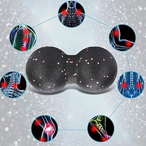 Peanut Massage Ball Roller, 16x8cm EPP Foam Yoga Roller Massage Ball Double Lacrosse Ball Body Muscle Stress Relief Tool Manual Massager Equipment Tool for Deep Tissue Muscle Recovery - Image 4