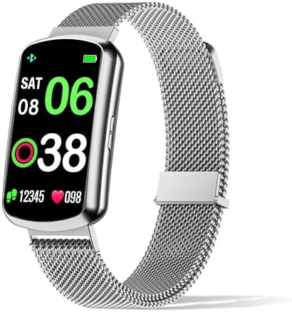 Health Fitness Tracker, Smart Watch with 24/7 Heart Rate, Activity Tracker with Blood Pressure and Blood Oxygen Monitor, 120 Sport Mode Waterproof Sleep Tracker for Women Men by JYUAJOI