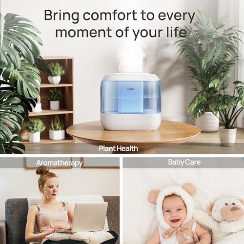 DREO 4L Humidifiers for Bedroom, 36H Runtime, 28 dB Quiet, HM311, Blue - Image 7