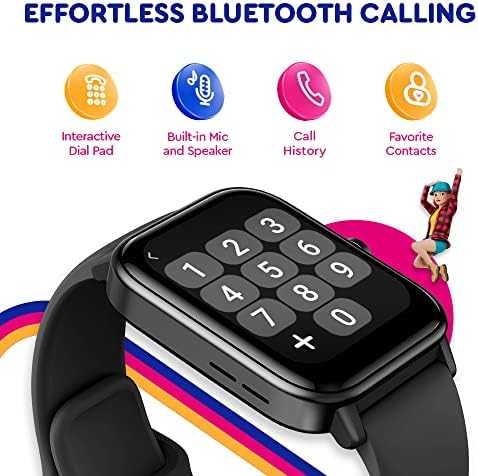 Ignite VeryFit Smart Watch for Men Women Fitness Tracker Watch (Black) - Image 3