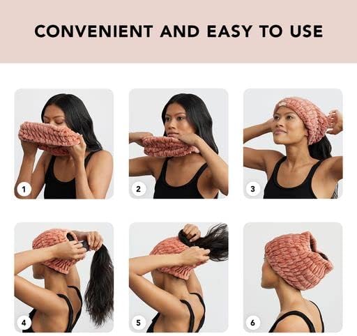 Kitsch Spa Headband for Women - Face Wash Headband - Dusty Rose, 1pc - Image 4