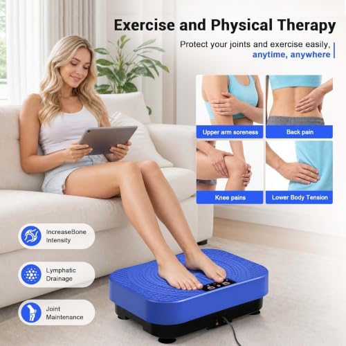 Homesy Vibration Plate Exercise Machine Shake Plate for Lymphatic Drainage - Image 6