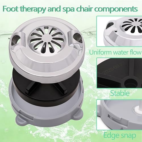 Pedicure Jet Head(4pin) Magnetic for Foot Spa Chair Replaces Part- Silvery - Image 3