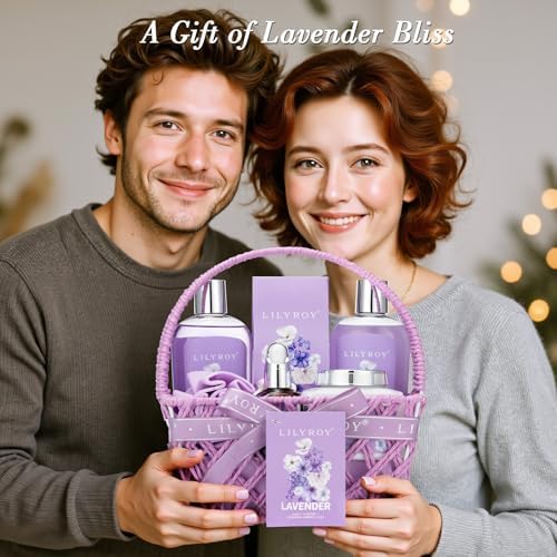 Spa Gifts Set, Birthday Gift for Mom - Lavender Spa Gift Baskets for Women - Image 2