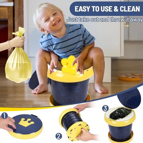 Portable Potty for Toddler,Travel Potty Seat for Toddler,Travel Toilet Kids - Image 6