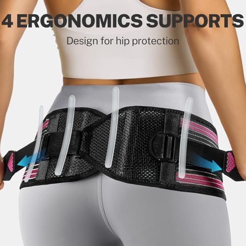 SI Joint Hip Brace with X-Shape Compression for Pelvic Stability, L - Image 3