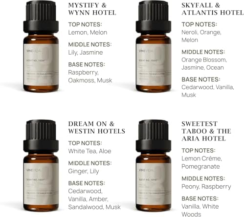 VINEVIDA Hotel Diffuser Oil Collection [Set of 8] - Scented Oil | Aromatherapy Diffuser Oils | Made in USA - Image 4