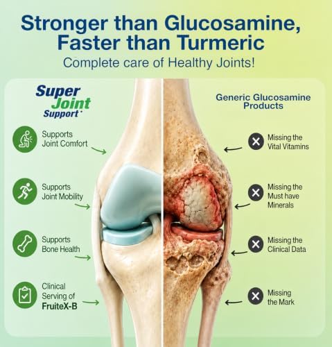 HEAL-N-SOOTHE & Super Joint Support Supplements Bundle- Proteolytic Enzymes (Bromelain & Papain), Glucosamine, MSM, & Turmeric for Strong Joints, Flexibility & Body Wellness – 180 Capsules (2 Pack) - Image 3