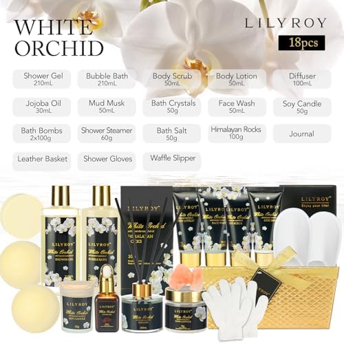 Spa Gifts Set, Skin Care - 18Pcs Luxurious Spa Gift Baskets for Women & Mom - Image 2