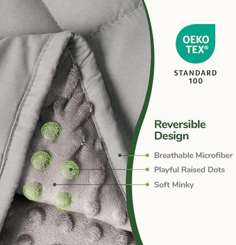 Sivio Weighted Blanket for Adults, King Size, 20 lb 80 x 87 inch - Image 3