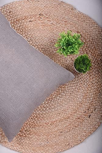Trade Star 22x14 Solid Grey Pillow Cover 100% Cotton Farmhouse Throw Pillow Case Lightweight Pillow Shams Tribal Home Decor Mudcloth Lumbar Back Rest Cushion Case - Image 4