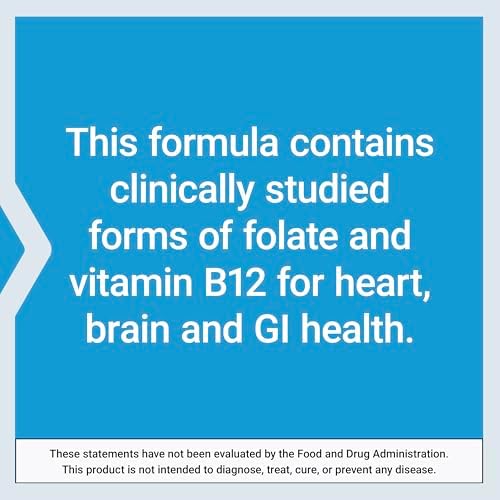 Life Extension BioActive Folate & Vitamin B12, Promotes Heart, Brain & GI Tract Health, Non-GMO, Gluten-Free, Vegetarian, 90 Capsules - Image 6