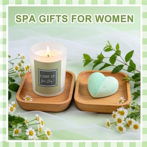 Green Birthday Gifts Basket for Teens Girl Women Self Care Get Well Soon - Image 4