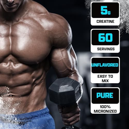 Nutrex Research Creatine Monohydrate Powder 60 Servings | Unflavored 5G Micronized Creatine Powder | Gluten Free - Image 4