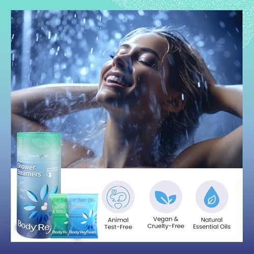 BodyRefresh Shower Steamers Aromatherapy 8 Pack, Shower Bombs with Essentials Oil for Stress Relief, Relaxation, Self Care Home Spa Gifts for Women Men - Image 2