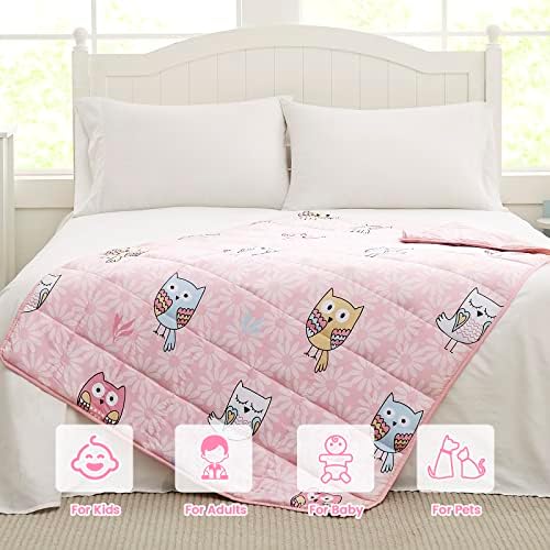 Topcee Weighted Blanket (5 lbs, 36" x 48") Cooling Throw Heavy Blanket for Sleeping Apply to 40-60 lbs, Soft Thick Breathable Blanket with Glass Bead, Easy Care - Image 6