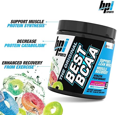 BPI Sports Best BCAA - BCAA Powder - Branched Chain Amino Acids - Muscle Recovery - Muscle Protein Synthesis - Lean Muscle - Improved Performance – Hydration – Sour Candy - 35 Servings - 12.34 oz. - Image 3