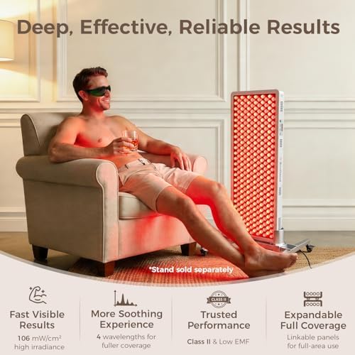 BestQool Red Light Therapy Panel, FSA-HSA 4 Wavelengths Full Body, 470W - Image 2